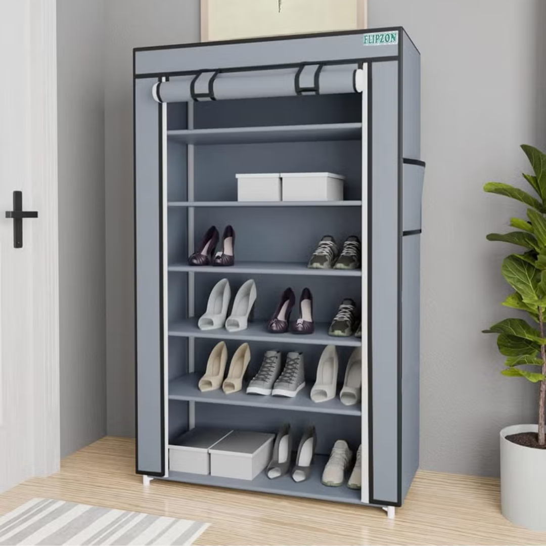 FLIPZON Premium 6-Tier Shoe Rack – Space-Saving, Durable &amp; Stylish Storage Solution