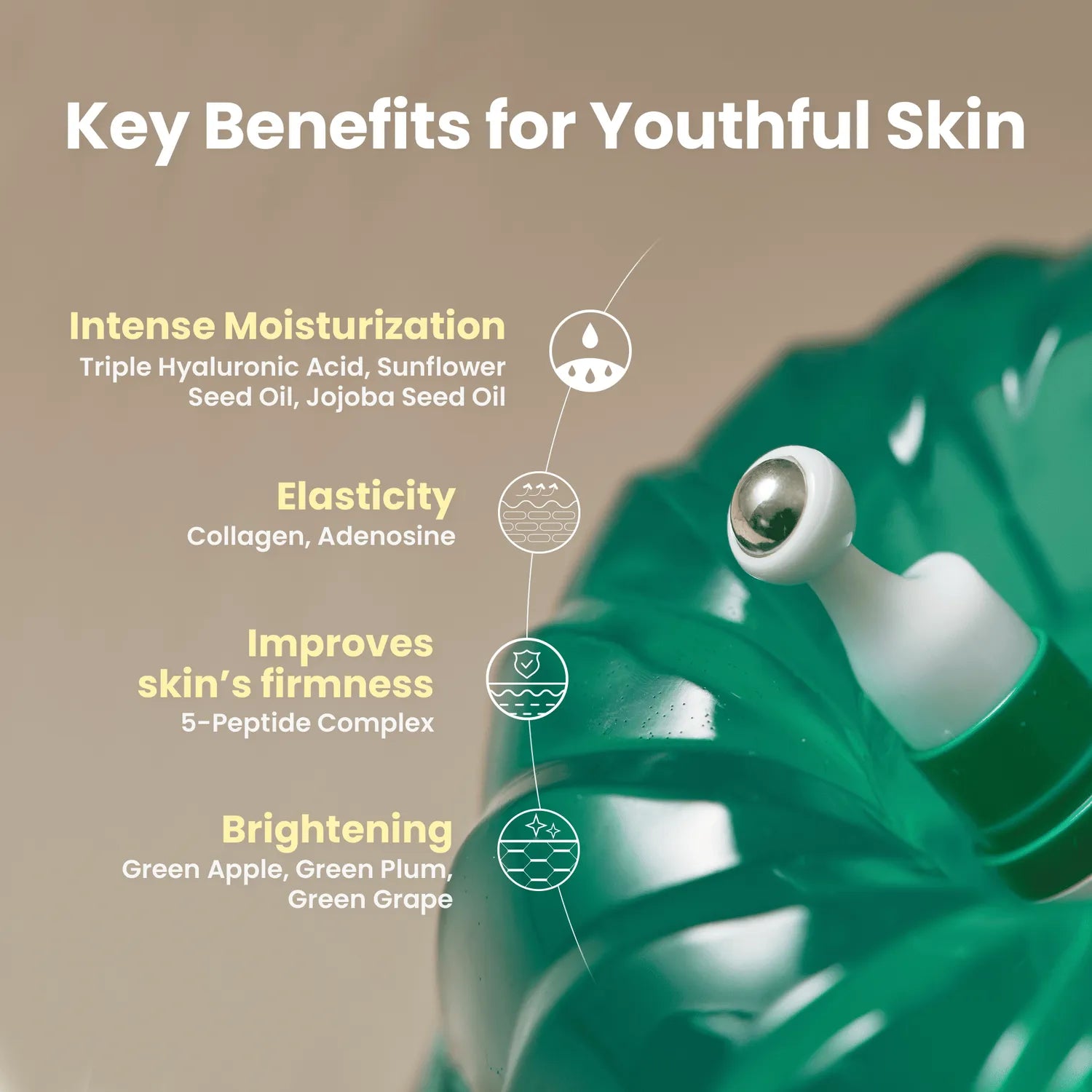 Vegan Collagen Eye Serum – Target Wrinkles, Puffiness &amp; Dark Circles