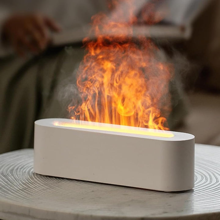 Home Flame Aroma Diffuser – Fireplace Mist Humidifier & Essential Oil Diffuser