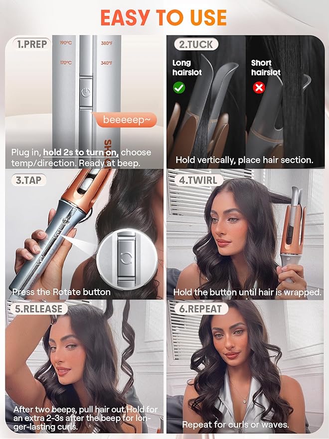 SHEGLAM It-Curl™ One-Touch Ceramic Hair Curler